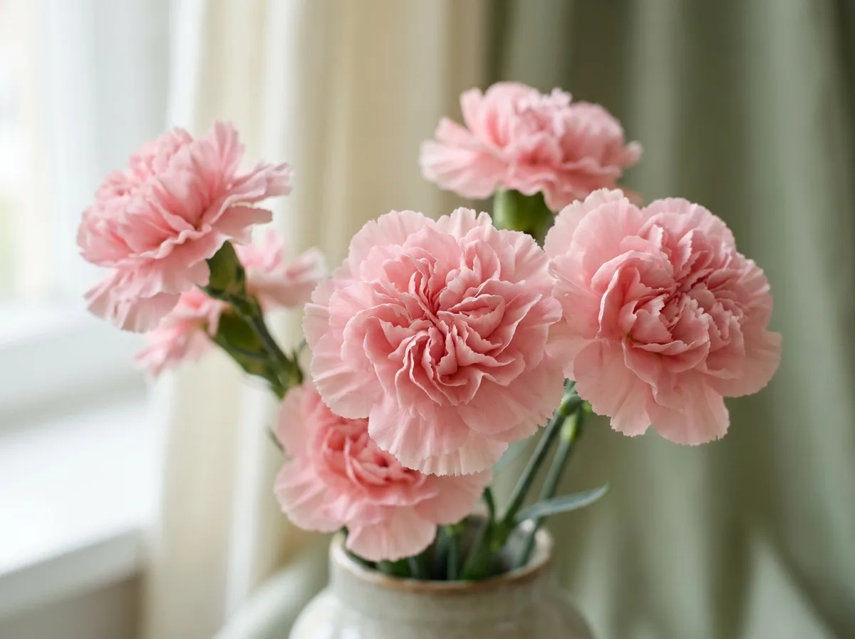 Carnation flower in bloom