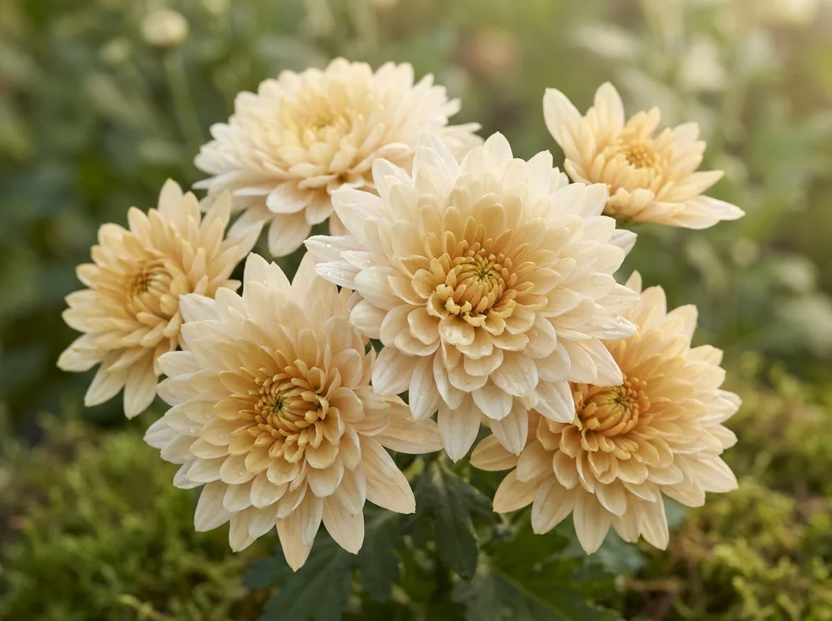 Chrysanthemum flower in bloom